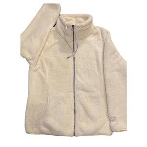 New Balance Women’s L Cream Full Zip Fleece